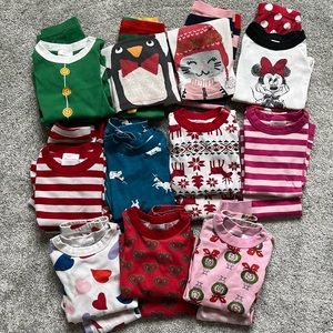 Hanna Andersson girls size 4 pajama lot